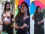 Nila Nambiar Black Saree Part 01